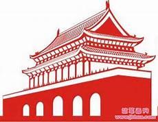 天安门广场简笔画