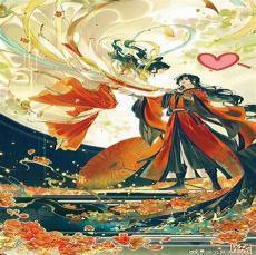 天官赐福花城图片q版